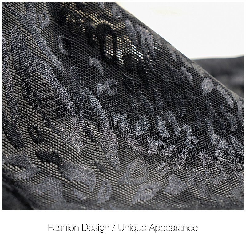 Nylon spandex jacquard mesh warp fabric